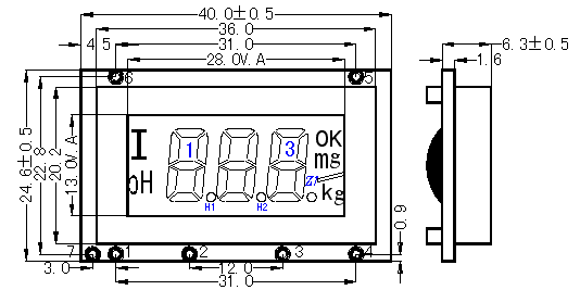 SMS0301C3(bio)ʶʽҺģK(LCM)ʾDƬ
